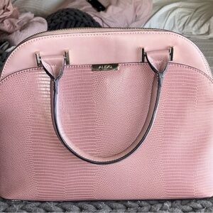 ALDO Blush Pink Textured Satchel